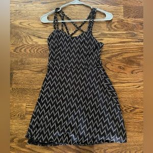 Aeropostale Strappy Fit and Flare Mini Dress